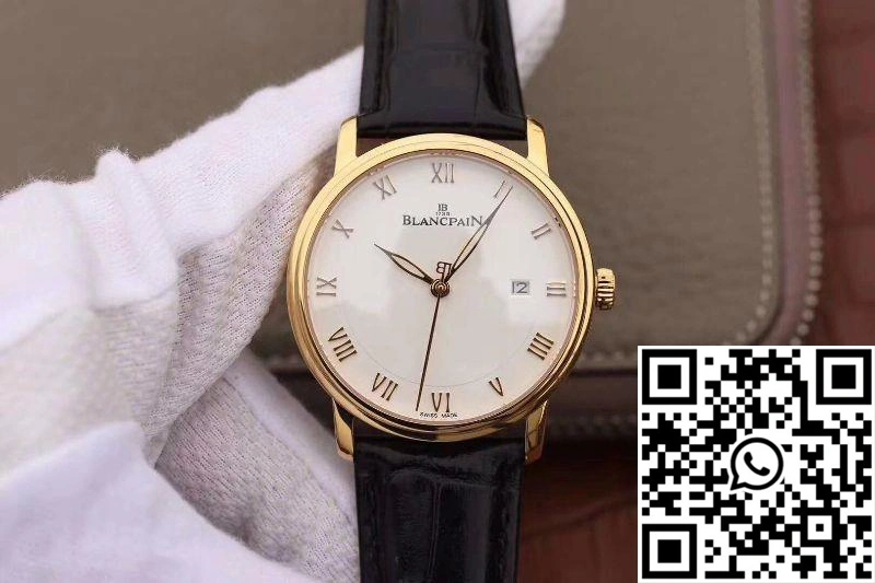 SmoothTexture Blancpain Villeret Ultraplate 6651-3642-55 ZF Factory White Dial 1568