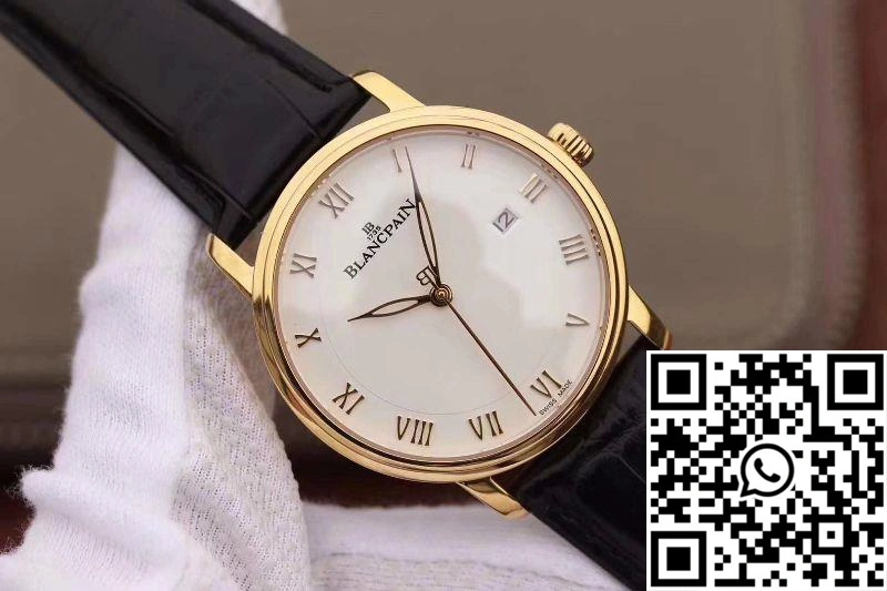 SmoothTexture Blancpain Villeret Ultraplate 6651-3642-55 ZF Factory White Dial 1568