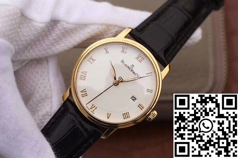 SmoothTexture Blancpain Villeret Ultraplate 6651-3642-55 ZF Factory White Dial 1568
