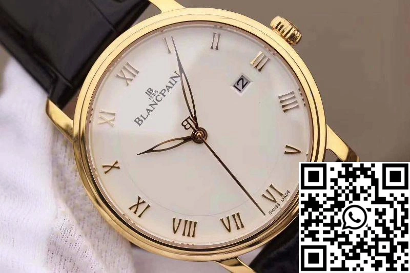 SmoothTexture Blancpain Villeret Ultraplate 6651-3642-55 ZF Factory White Dial 1568
