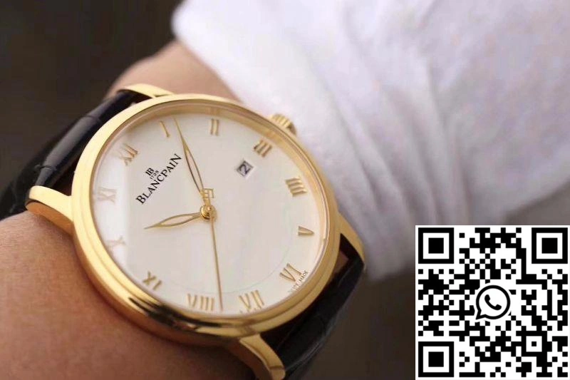 SmoothTexture Blancpain Villeret Ultraplate 6651-3642-55 ZF Factory White Dial 1568