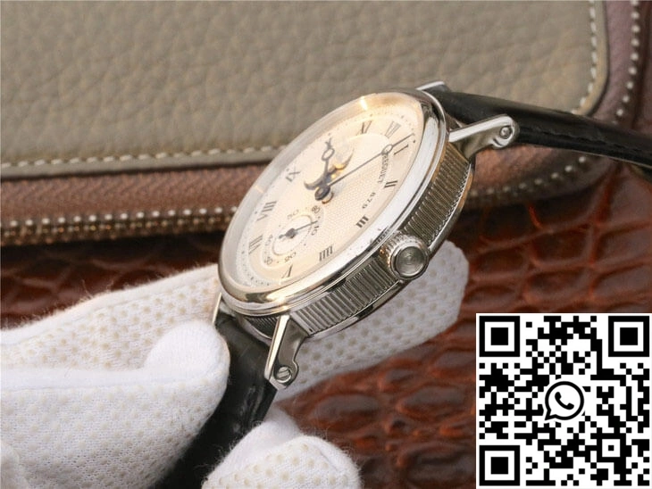 Breguet Classique Moonphase 4396 Stainless Steel White Dial Durable 1571
