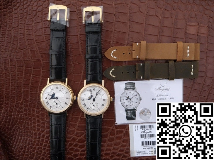 Breguet Classique Moonphase 4396 Yellow Gold White Dial Effortless 1573