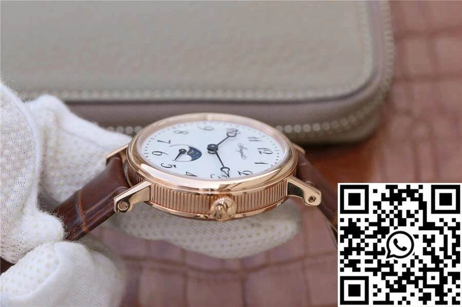 Breguet Classique Moonphase 9087BB TW Factory Rose Gold White Dial Practical 1572