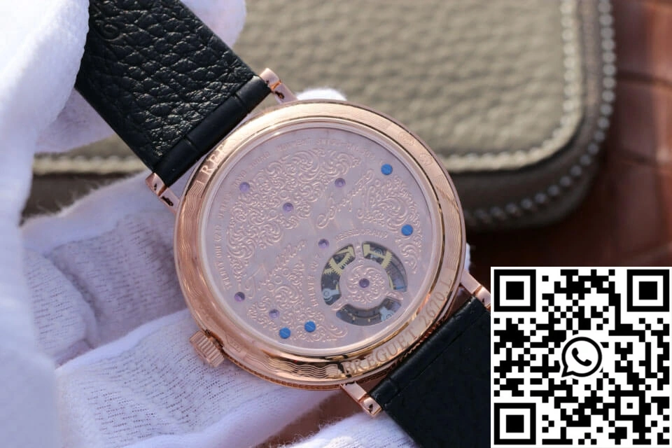 WaterResistant Breguet Classique Ultra-Thin Tourbillon Rose Gold Diamond Dial 1563