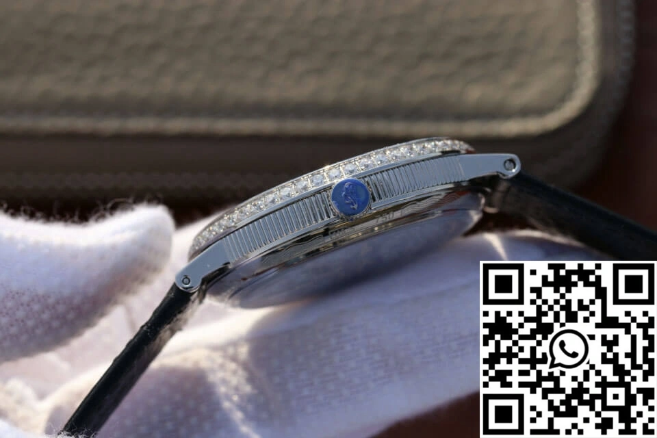 Unisex Breguet Classique Ultra-Thin Tourbillon Stainless Steel Diamond Dial 1574
