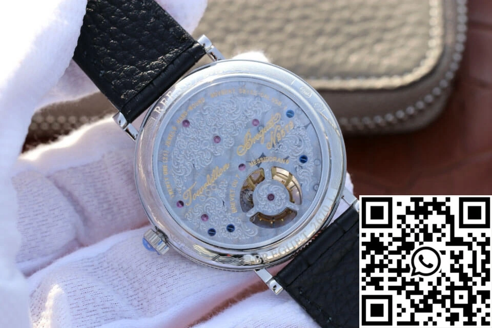 Unisex Breguet Classique Ultra-Thin Tourbillon Stainless Steel Diamond Dial 1574