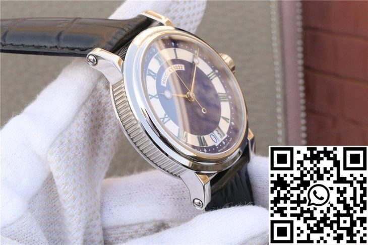 Breguet Marine 5817 Blue Dial Cowhide Strap Lightweight 1576