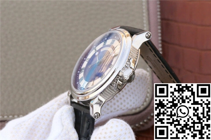 Breguet Marine 5817 Blue Dial Cowhide Strap Lightweight 1576