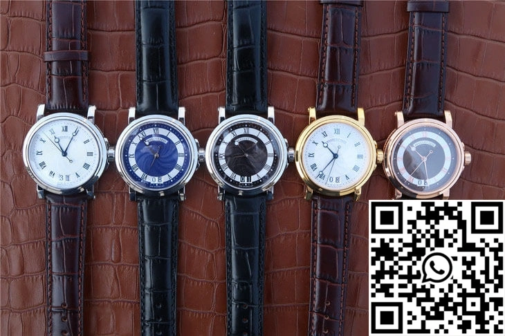 Breguet Marine 5817 Blue Dial Cowhide Strap Lightweight 1576
