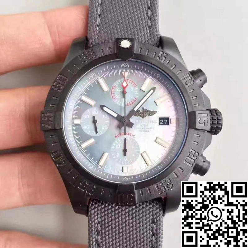 Youthful Breitling Avenger II USA Military Limited Edition M13371BU GF Factory Mother Of Pearl Dial 1583