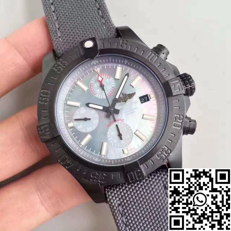 Youthful Breitling Avenger II USA Military Limited Edition M13371BU GF Factory Mother Of Pearl Dial 1583