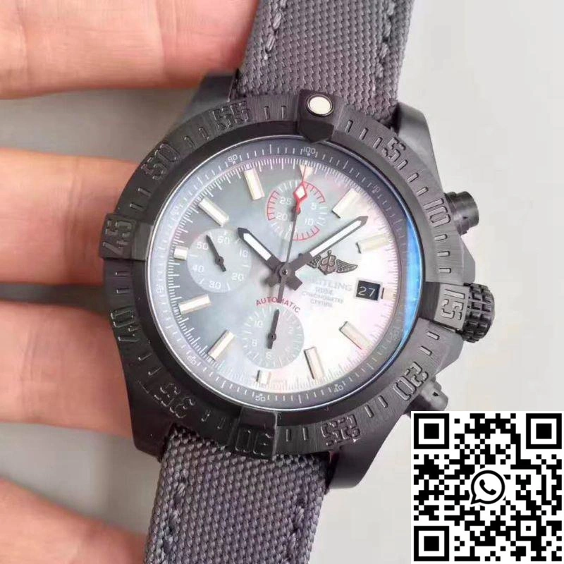 Youthful Breitling Avenger II USA Military Limited Edition M13371BU GF Factory Mother Of Pearl Dial 1583