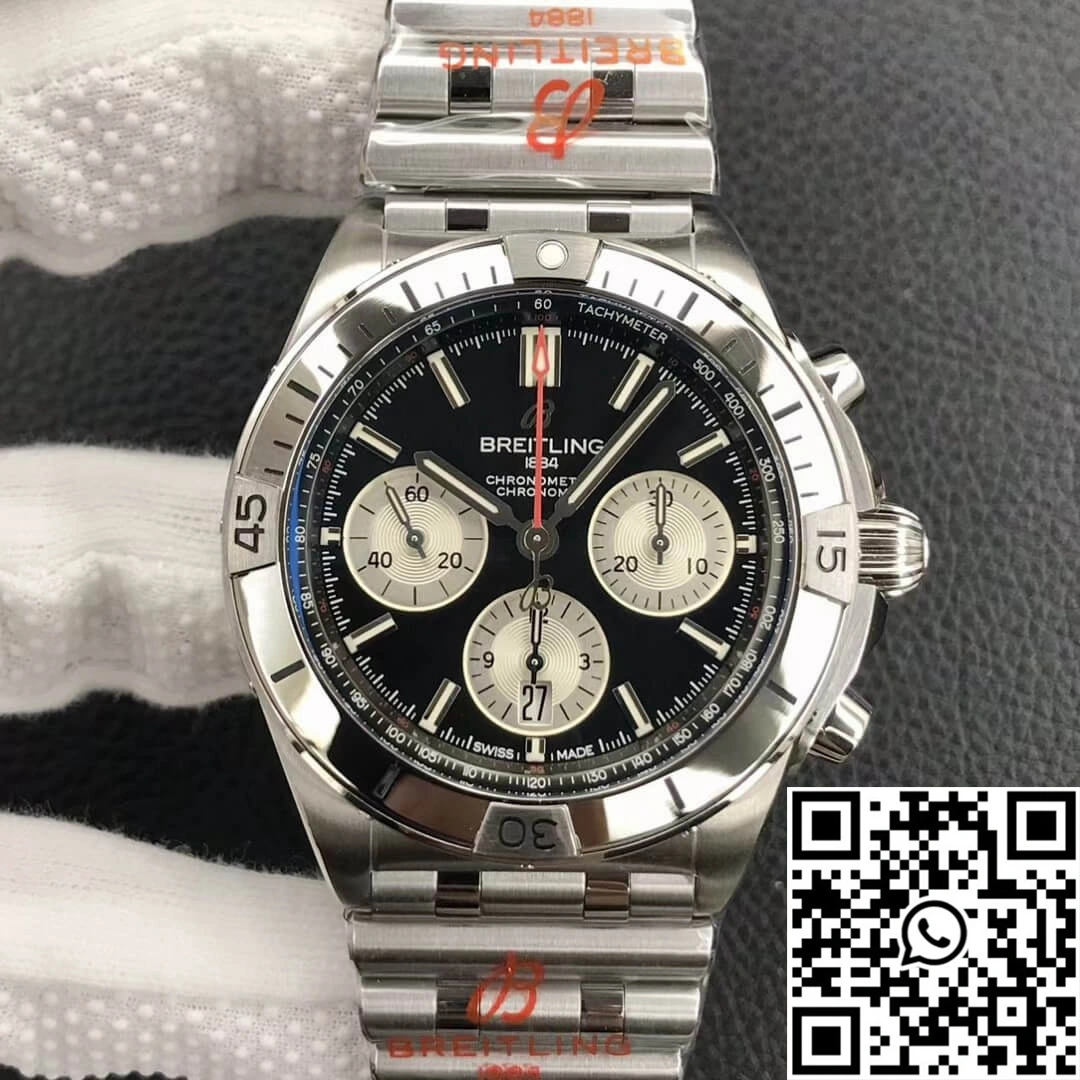 Practical Breitling Chronomat AB0134101B1A1 GF Factory Black Dial 1594