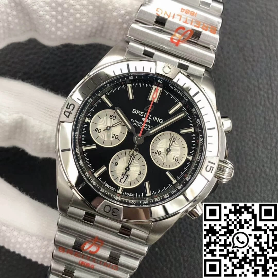 Practical Breitling Chronomat AB0134101B1A1 GF Factory Black Dial 1594