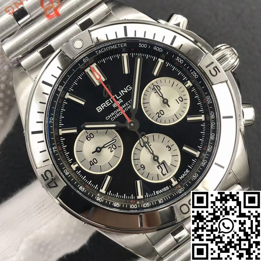 Practical Breitling Chronomat AB0134101B1A1 GF Factory Black Dial 1594