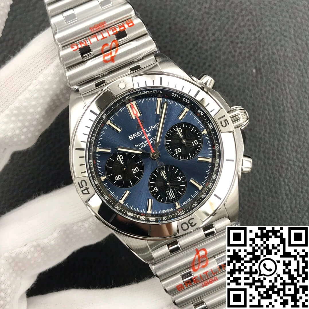 Breitling Chronomat AB0134101C1A1 GF Factory Blue Dial WrinkleFree 1592