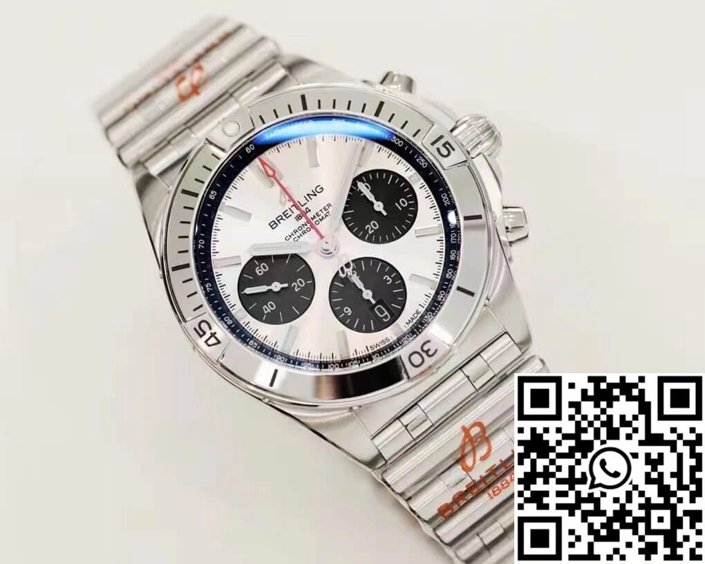 Breitling Chronomat AB0134101G1A1 GF Factory White Dial Sleek 1591