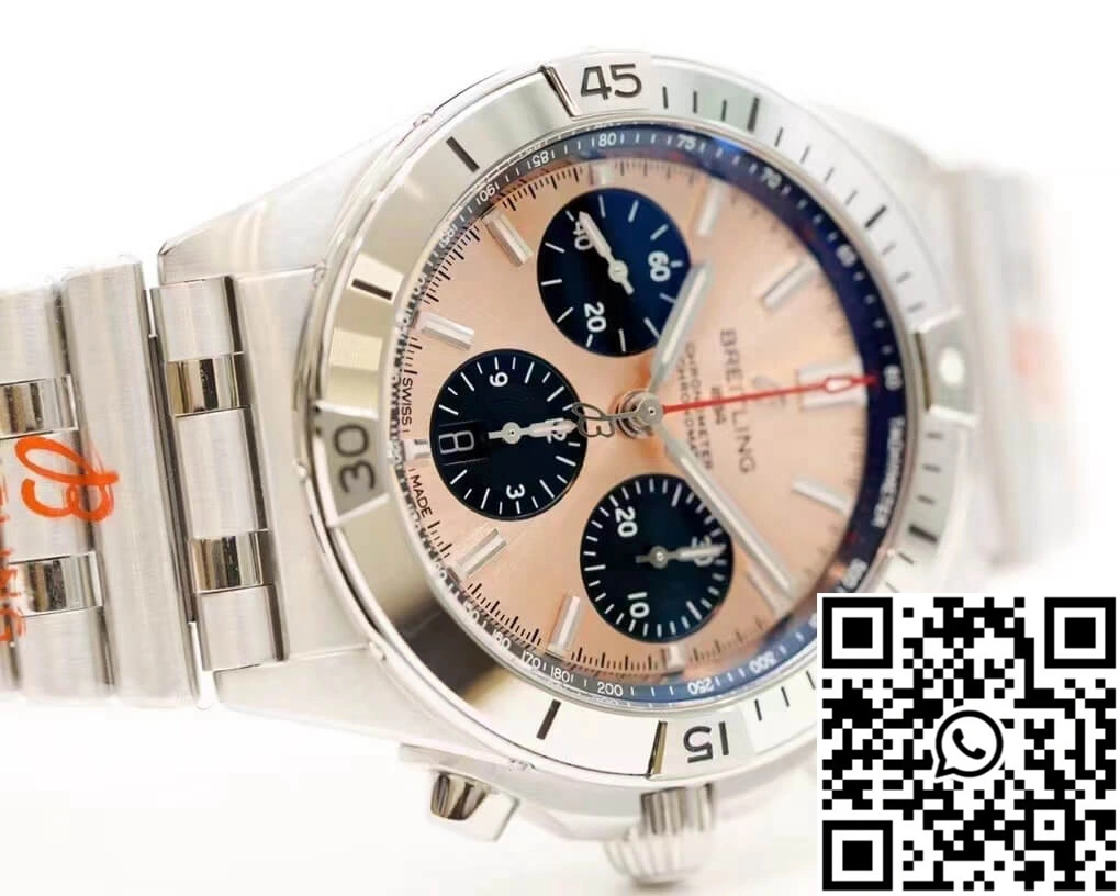 EasyMatch Breitling Chronomat AB0134101K1A1 GF Factory Rose Gold Dial 1587