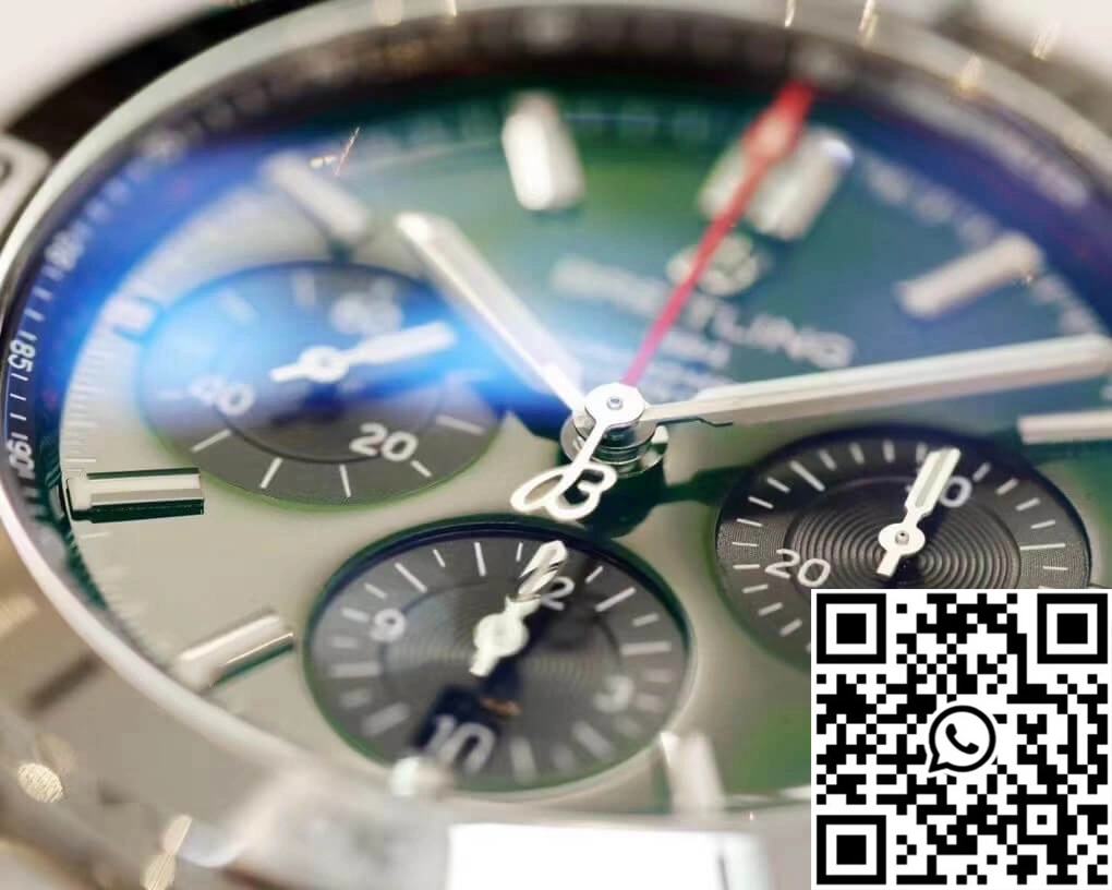 Breitling Chronomat AB01343A1L1A1 GF Factory Green Dial Refined 1589