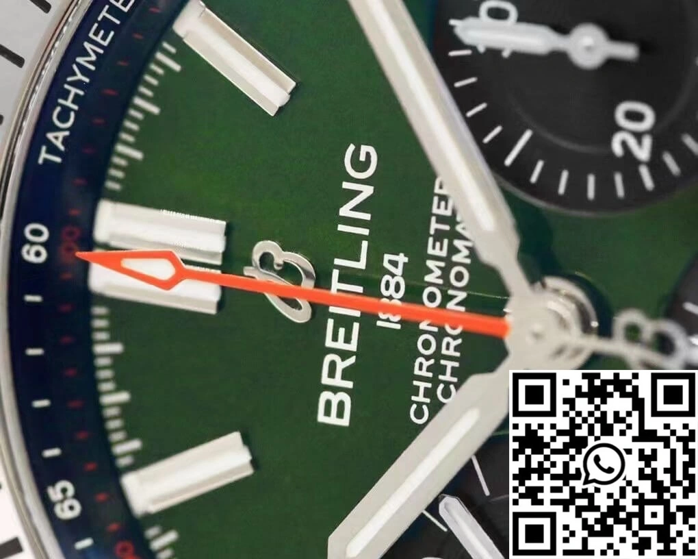 Breitling Chronomat AB01343A1L1A1 GF Factory Green Dial Refined 1589