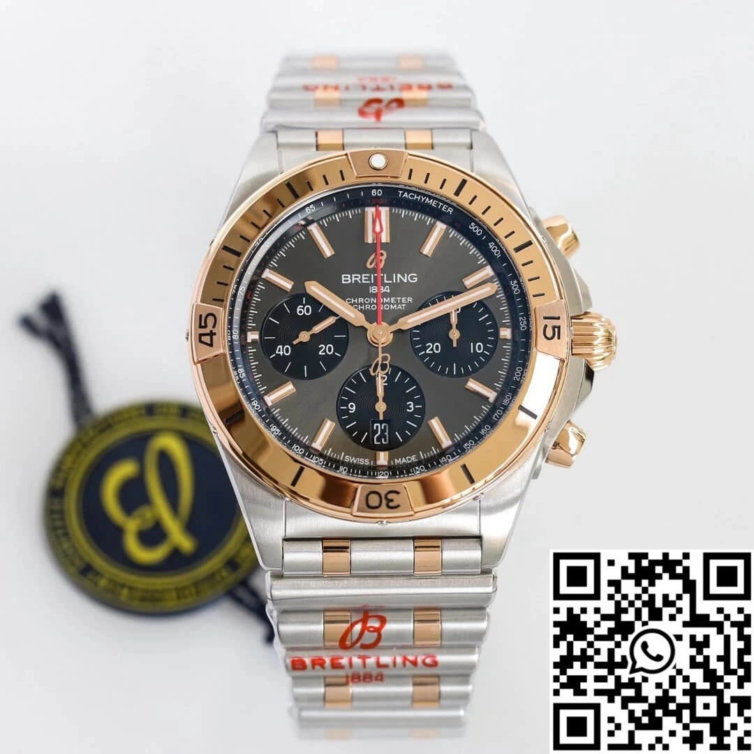 Effortless Breitling Chronomat UB0134101B1U1 GF Factory Rose Gold 1595