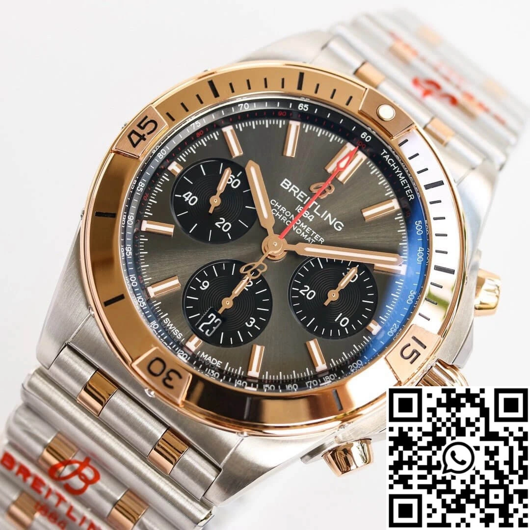 Effortless Breitling Chronomat UB0134101B1U1 GF Factory Rose Gold 1595