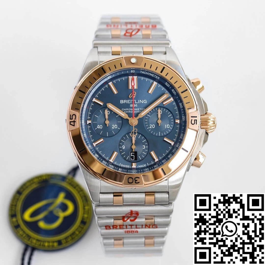 Original Breitling Chronomat UB0134101C1U1 GF Factory Rose Gold 1590