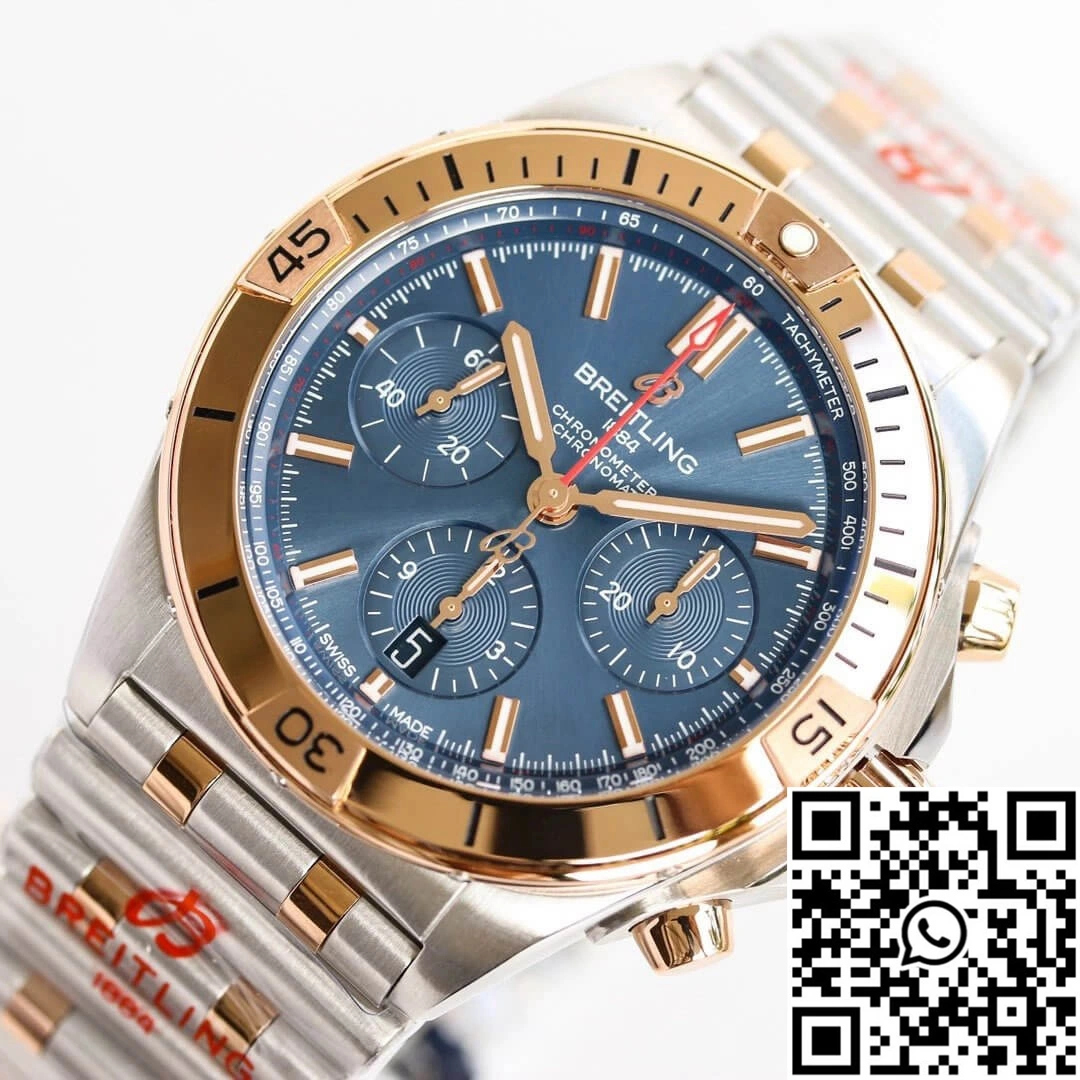 Original Breitling Chronomat UB0134101C1U1 GF Factory Rose Gold 1590