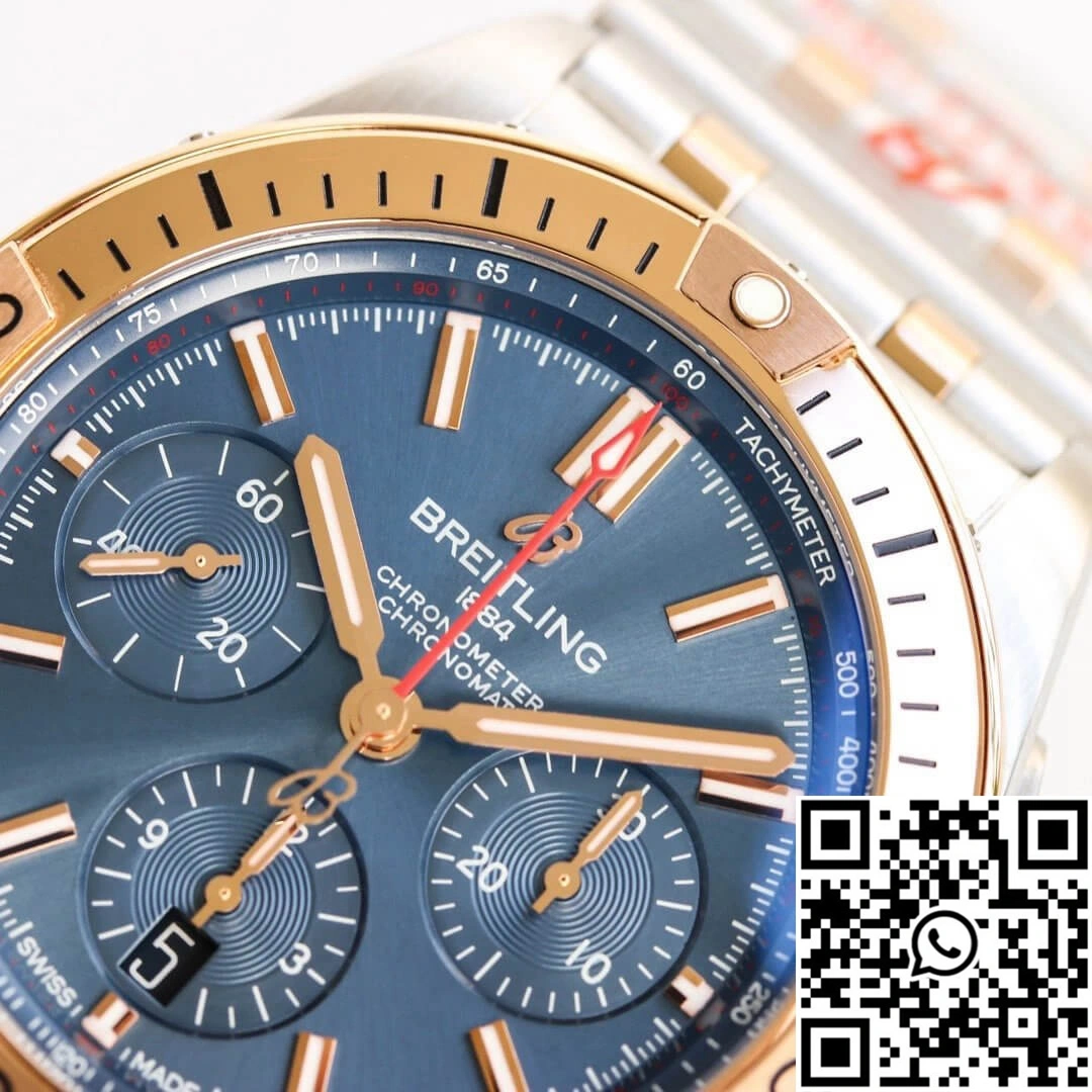 Original Breitling Chronomat UB0134101C1U1 GF Factory Rose Gold 1590