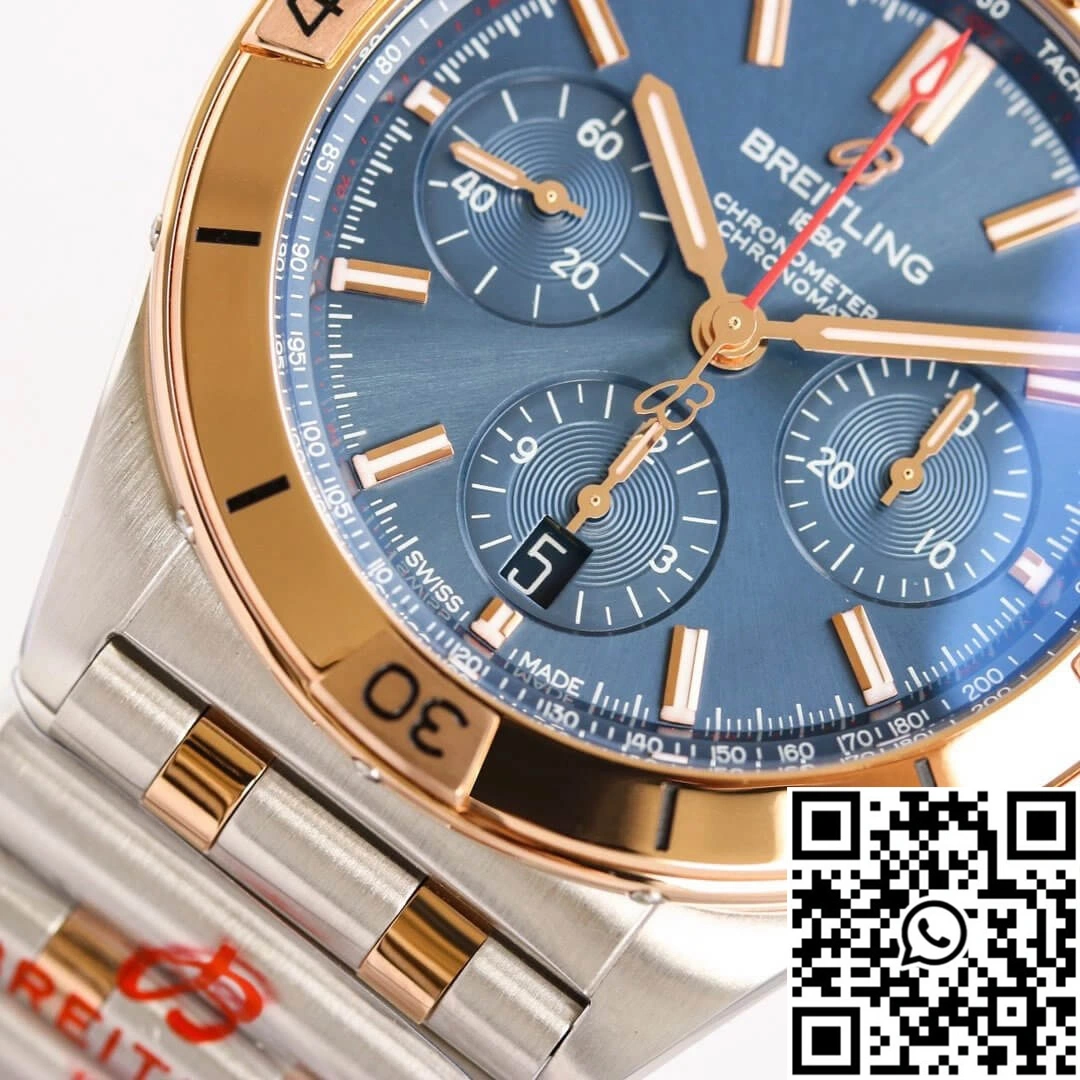 Original Breitling Chronomat UB0134101C1U1 GF Factory Rose Gold 1590