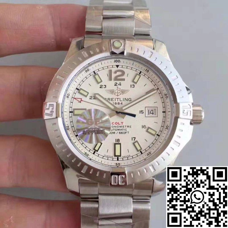 Refined Breitling Colt Automatic 44MM A1738811-G791 GF Factory White Dial 1597