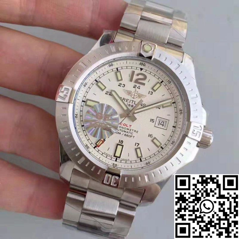 Refined Breitling Colt Automatic 44MM A1738811-G791 GF Factory White Dial 1597