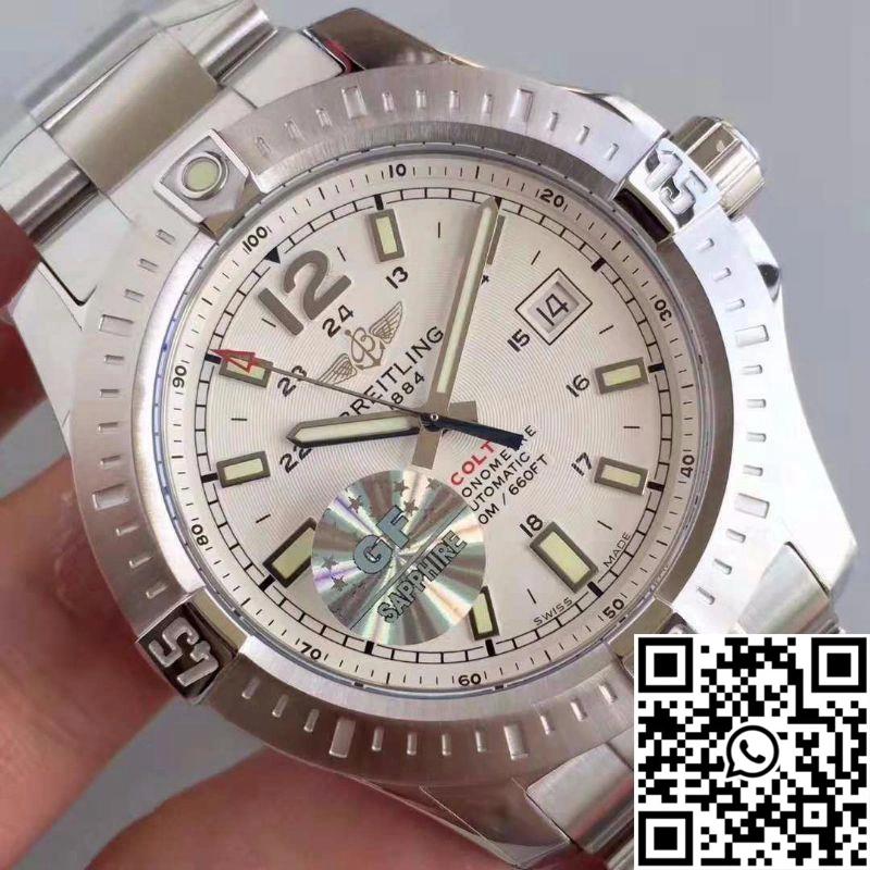 Refined Breitling Colt Automatic 44MM A1738811-G791 GF Factory White Dial 1597