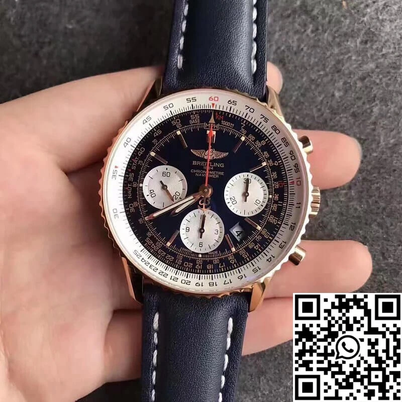 EasyMatch Breitling Navitimer 01 RB012012 JF Factory Blue Dial 1603