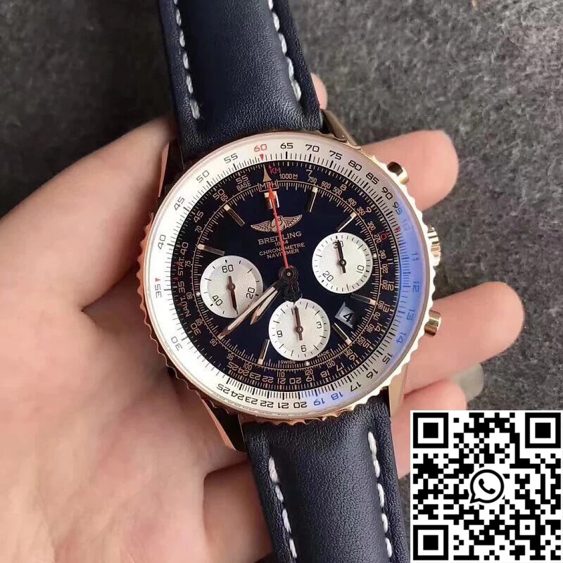 EasyMatch Breitling Navitimer 01 RB012012 JF Factory Blue Dial 1603
