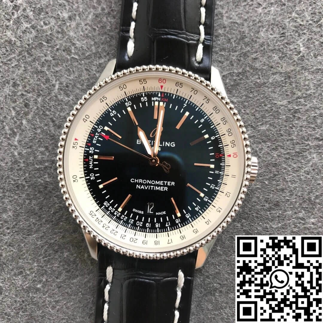 Breitling Navitimer 1 A17326211B1P1 V7 Factory Black Dial WaterResistant 1609