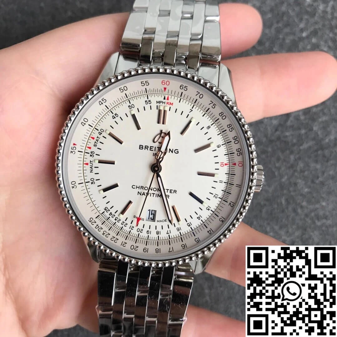 Breitling Navitimer 1 A17326211G1A1 V7 Factory Stainless Steel TravelReady 1617