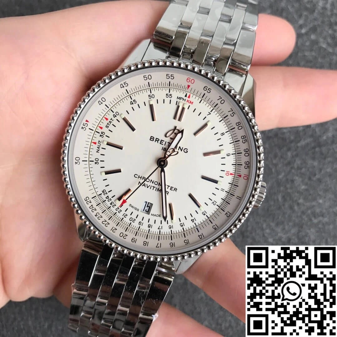 Breitling Navitimer 1 A17326211G1A1 V7 Factory Stainless Steel TravelReady 1617