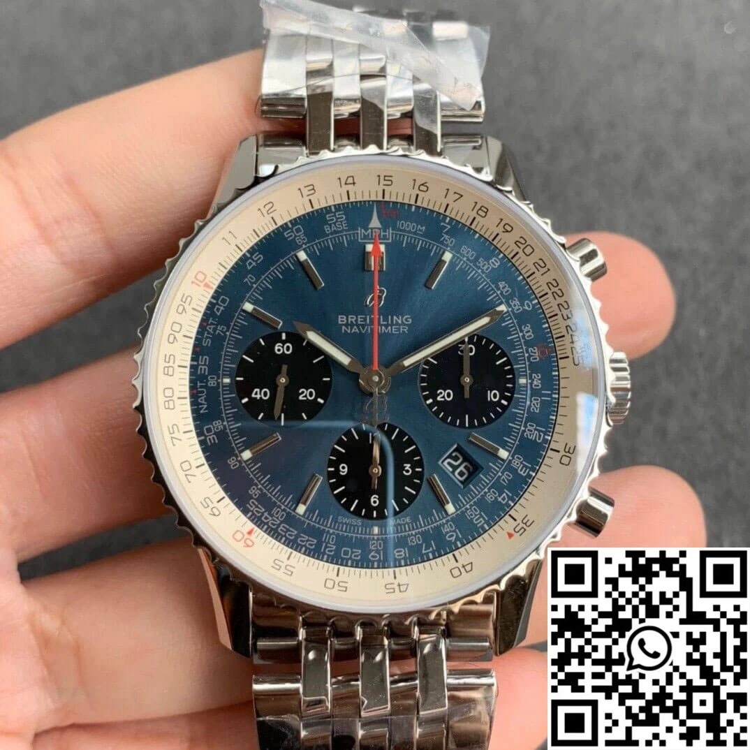 Sophisticated Breitling Navitimer 1 B01 AB0121211C1A1 GF Factory Blue Dial 1613