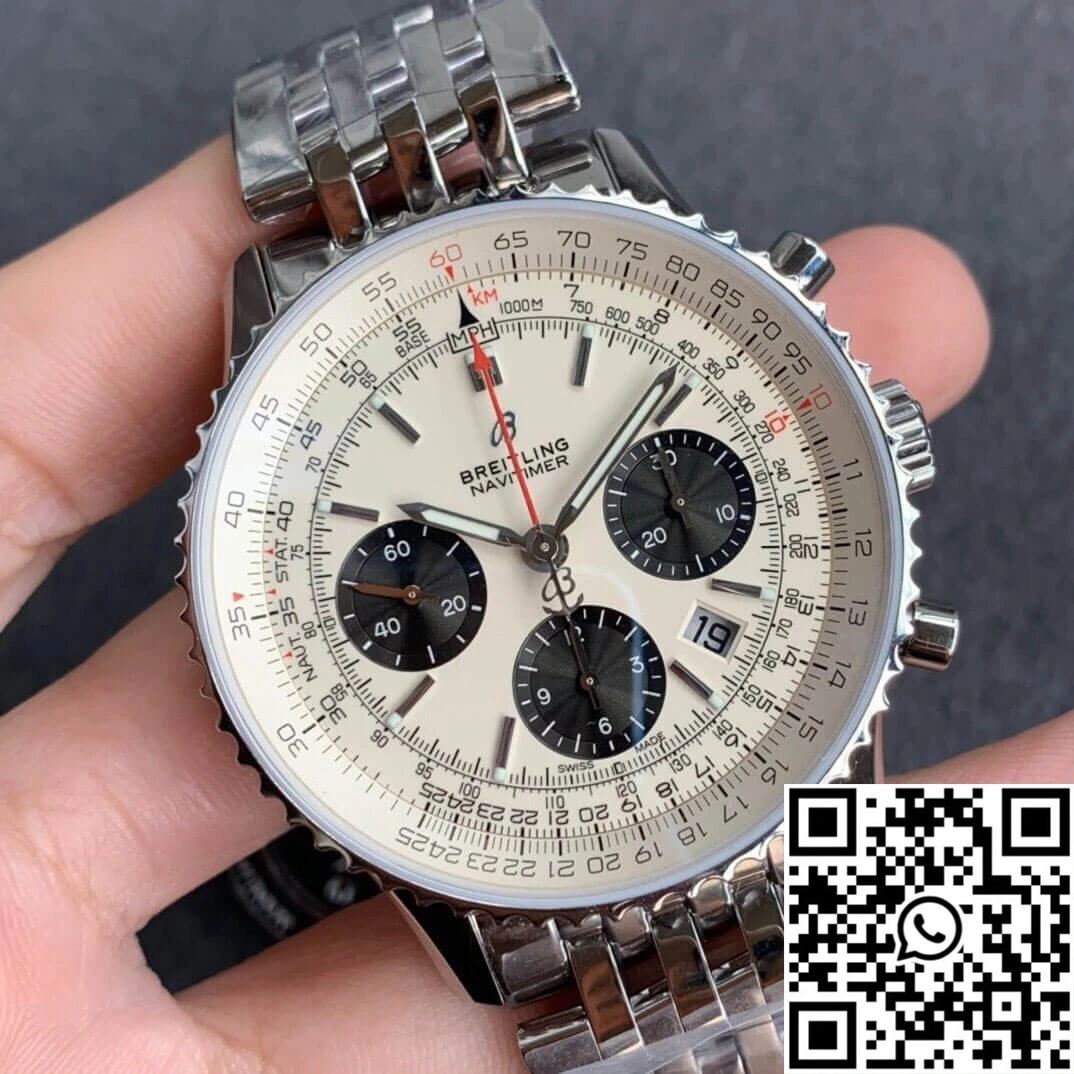 Modern Breitling Navitimer 1 B01 AB0121211G1A1 GF Factory Silver Dial 1602