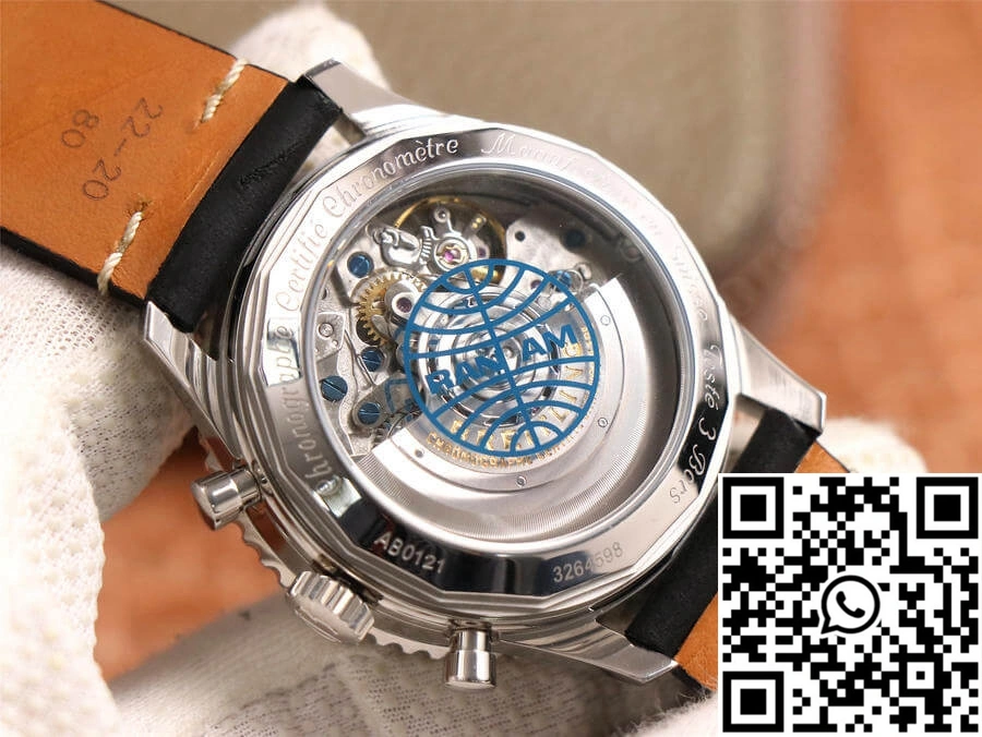 Contemporary Breitling Navitimer 1 B01 Chronograph 43 Pan Am Edition AB01212B1C1A1 V9 Factory Blue Dial 1610