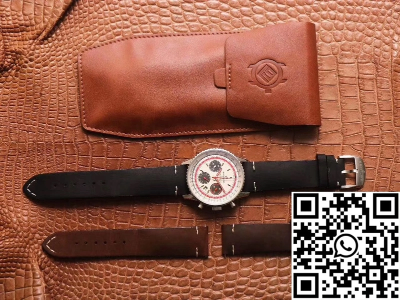 Breitling Navitimer 1 B01 Chronograph 43 TWA Edition AB01219A1G1X1 V9 Factory Silver Dial Comfortable 1616