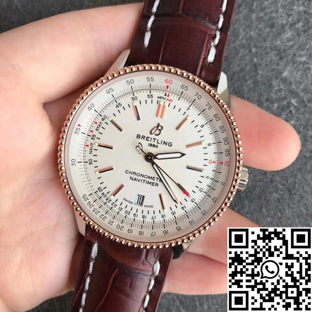 Breitling Navitimer 1 U17326211G1P2 V7 Factory Cowhide Strap NewStyle 1615