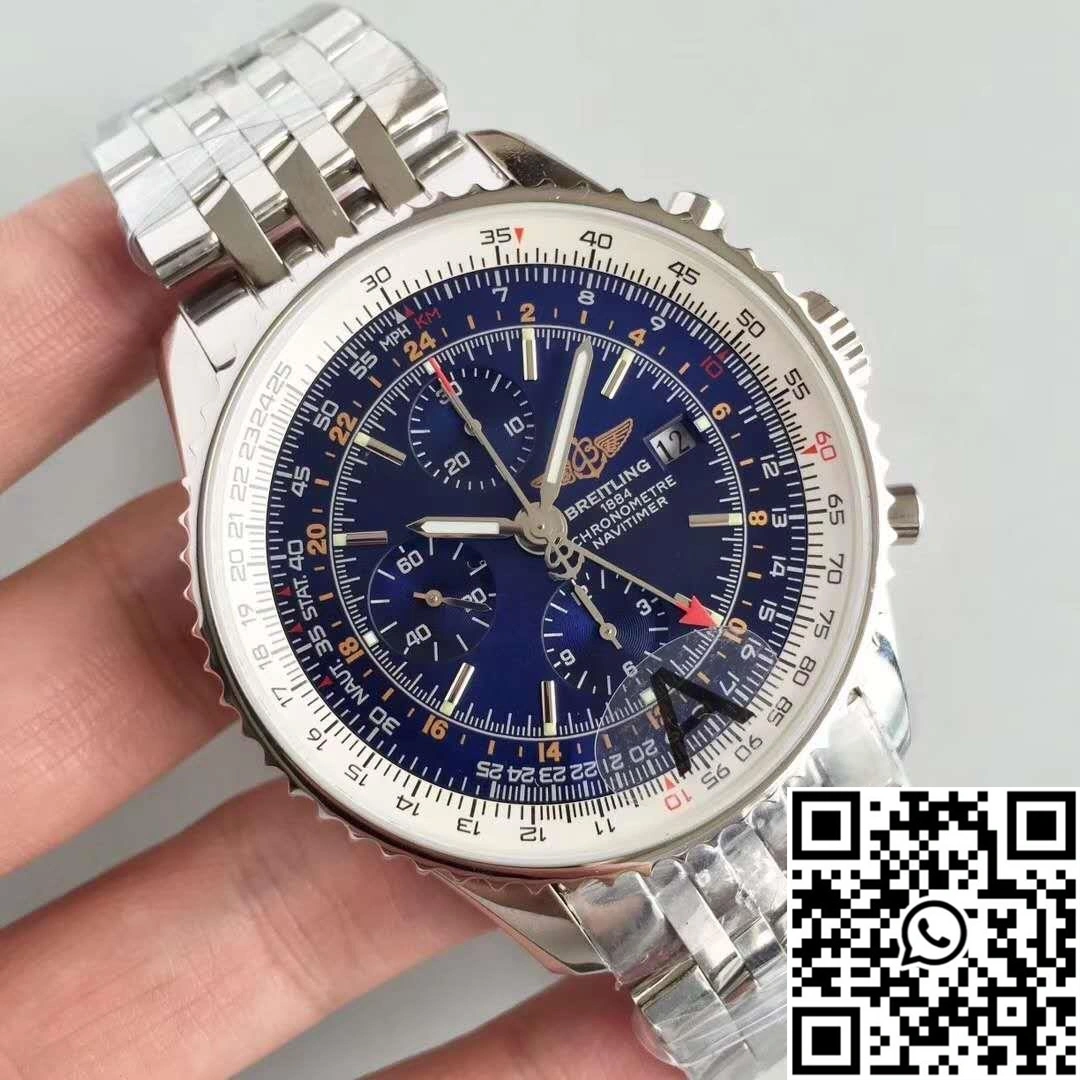 BestValue Breitling Navitimer Montbrillant Datora A21330 JF Factory Blue Dial 1605