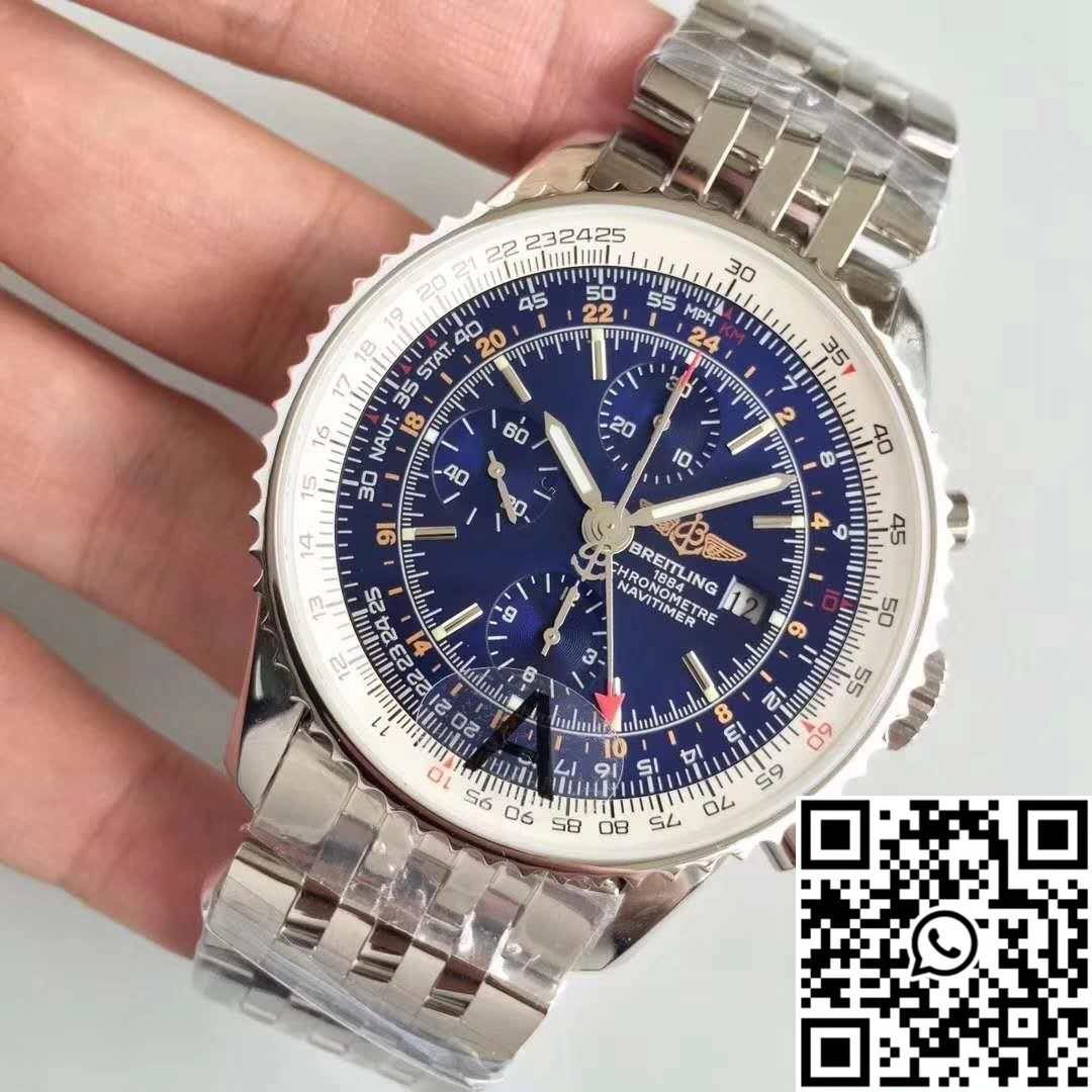 BestValue Breitling Navitimer Montbrillant Datora A21330 JF Factory Blue Dial 1605