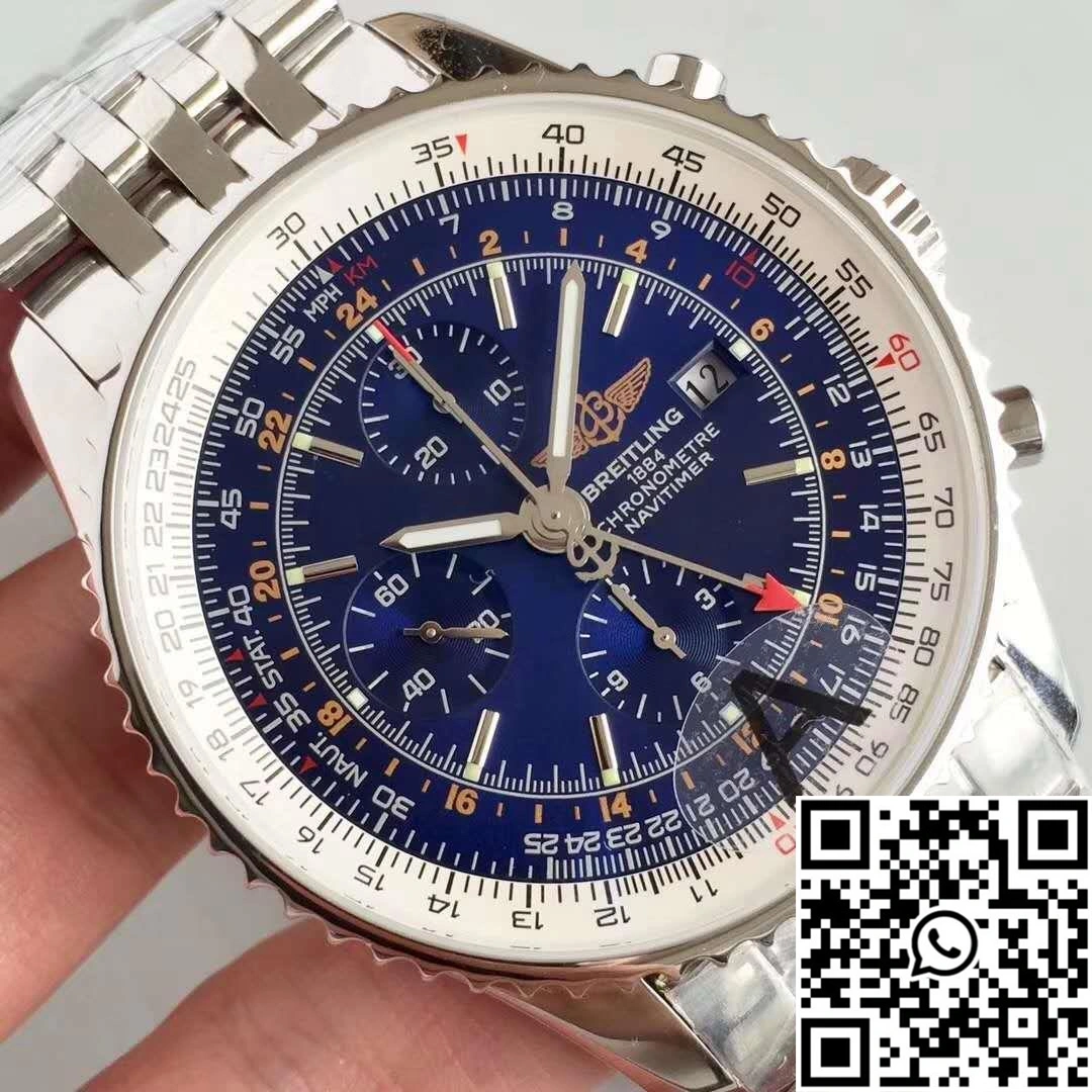 BestValue Breitling Navitimer Montbrillant Datora A21330 JF Factory Blue Dial 1605