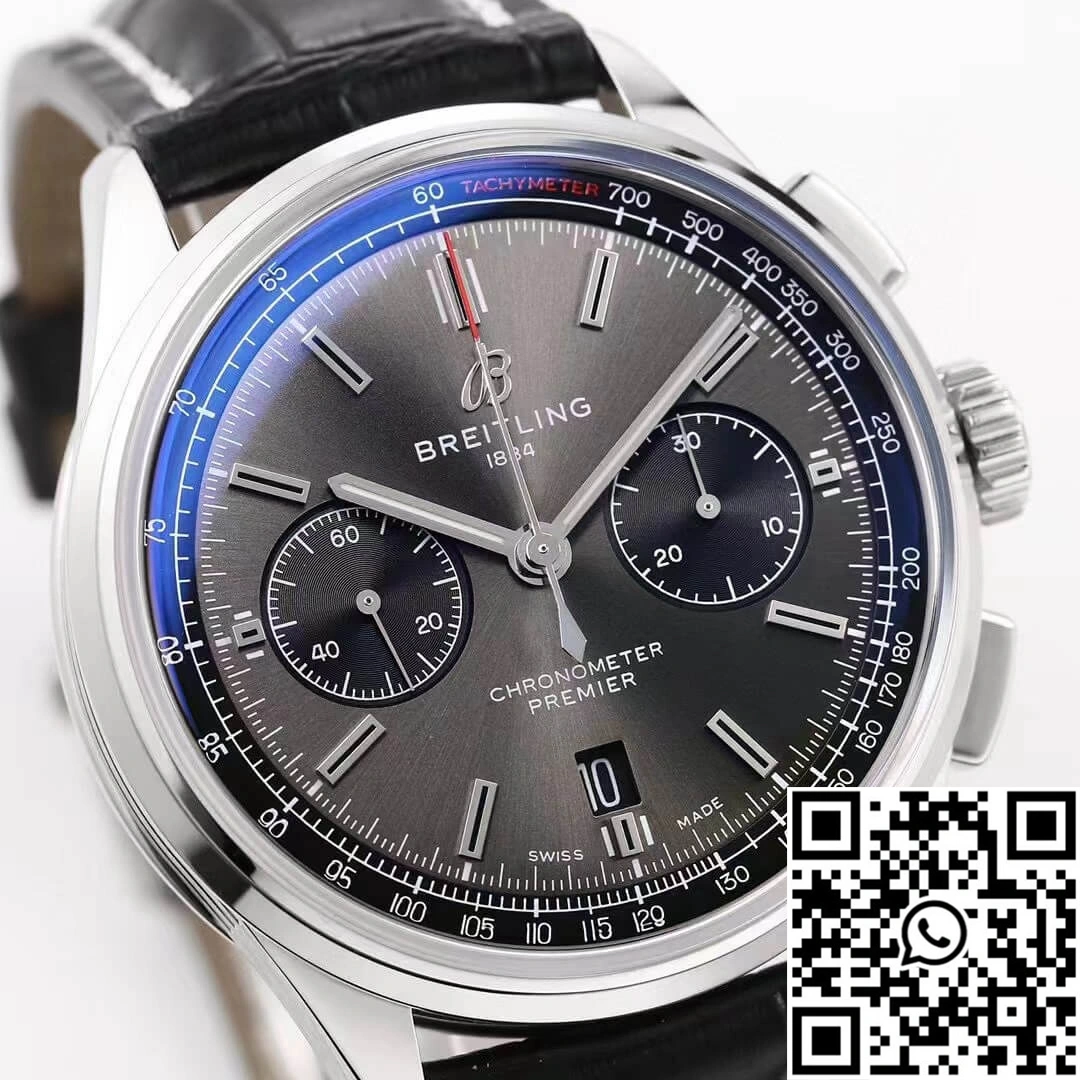 Breitling Premier B01 Chronograph AB0118221B1P1 GF Factory V2 Grey Dial Functional 1599
