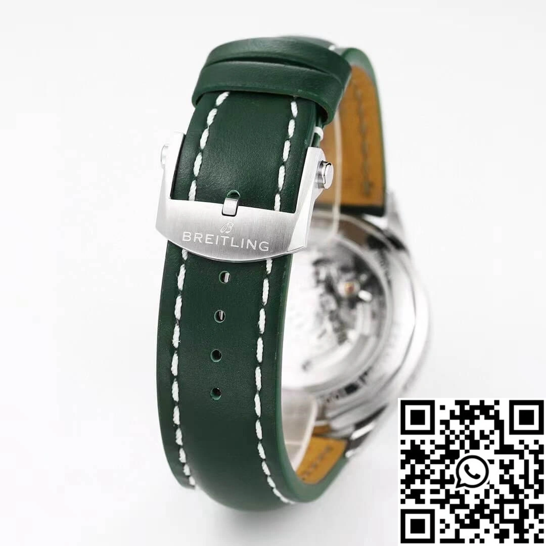 Modern Breitling Premier B01 Chronograph AB0118A11L1X1 GF Factory V2 Green Dial 1601