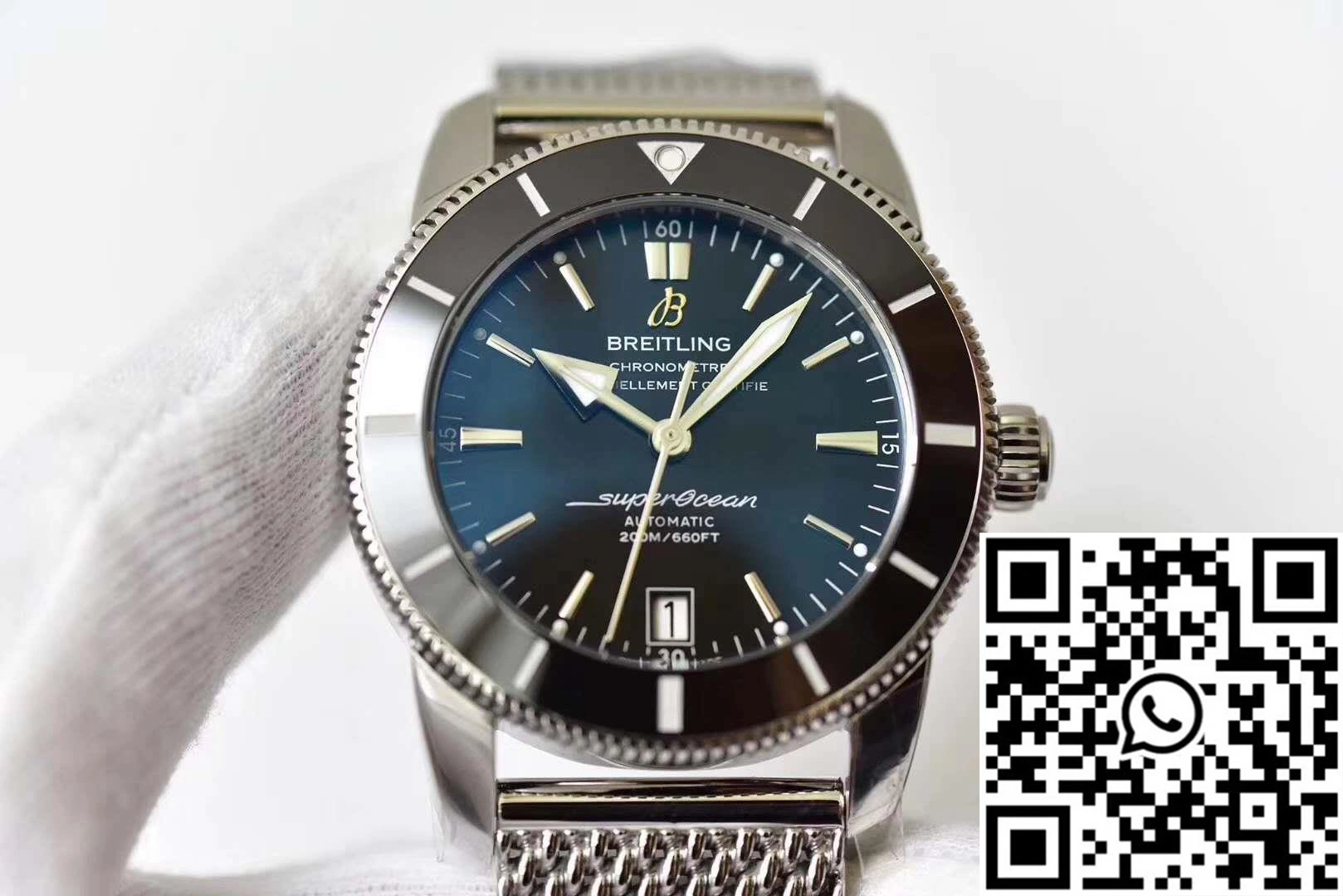 Packable Breitling Superocean Heritage II 42 AB2010121B1A1 GF Factory Blue Dial 1621